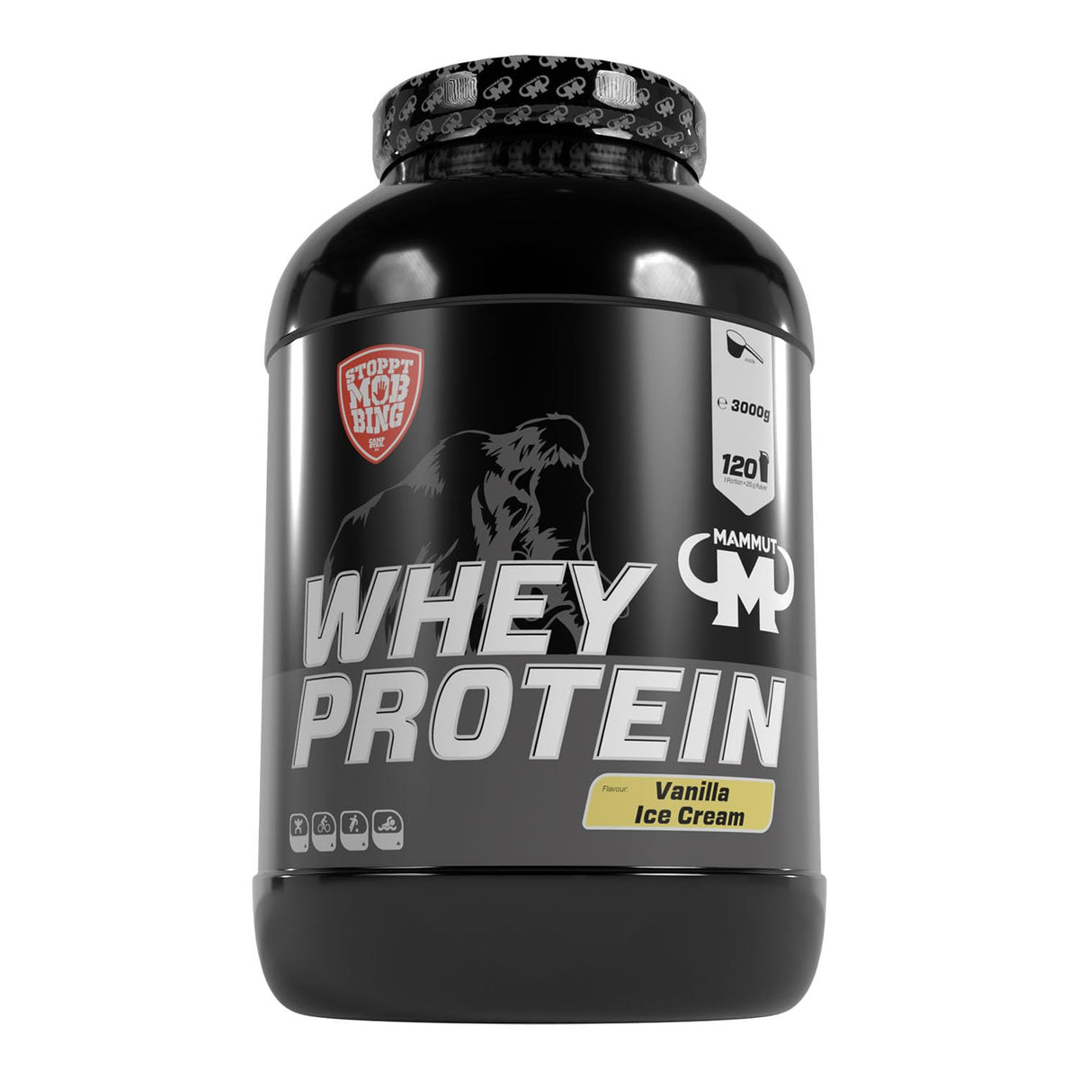 Whey Protein - Vanilla Ice Cream - 3000 g Package - 1001525