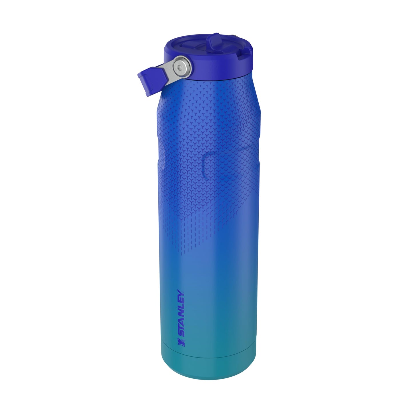 Stanley 1913 Flip Straw Drinking Bottle with Straw 1.06L - Thermal Mug Cools for 17 Hours - Ice Cold for 4 Days - BPA Free - Leakproof - For Cup Holders - Dishwasher Safe - Pacific Hypergrip - 100000130325