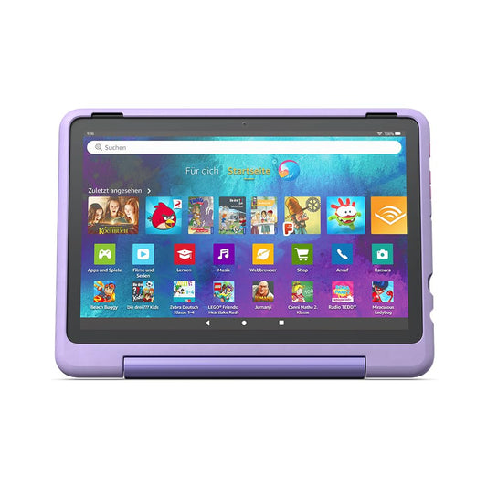 Husă Amazon prietenoasă pentru copii pentru tableta Fire HD 10, design Happy Day | Pentru copii cu vârsta de peste 6 ani | Compatibil numai cu tabletele din a 13-a generație (2023) - 53-033185