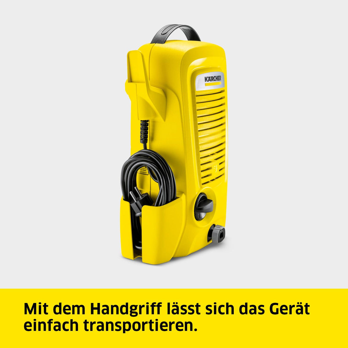 Kärcher High Pressure Cleaner K 2 Universal Edition Home, Pressure: max. 110 bar, Flow rate: 360 l/h, Area: 20 m²/h, Water filter, Weight: 3.8 kg, High-pressure hose and gun, Dirt blaster, Home Kit - 1.673-006.0