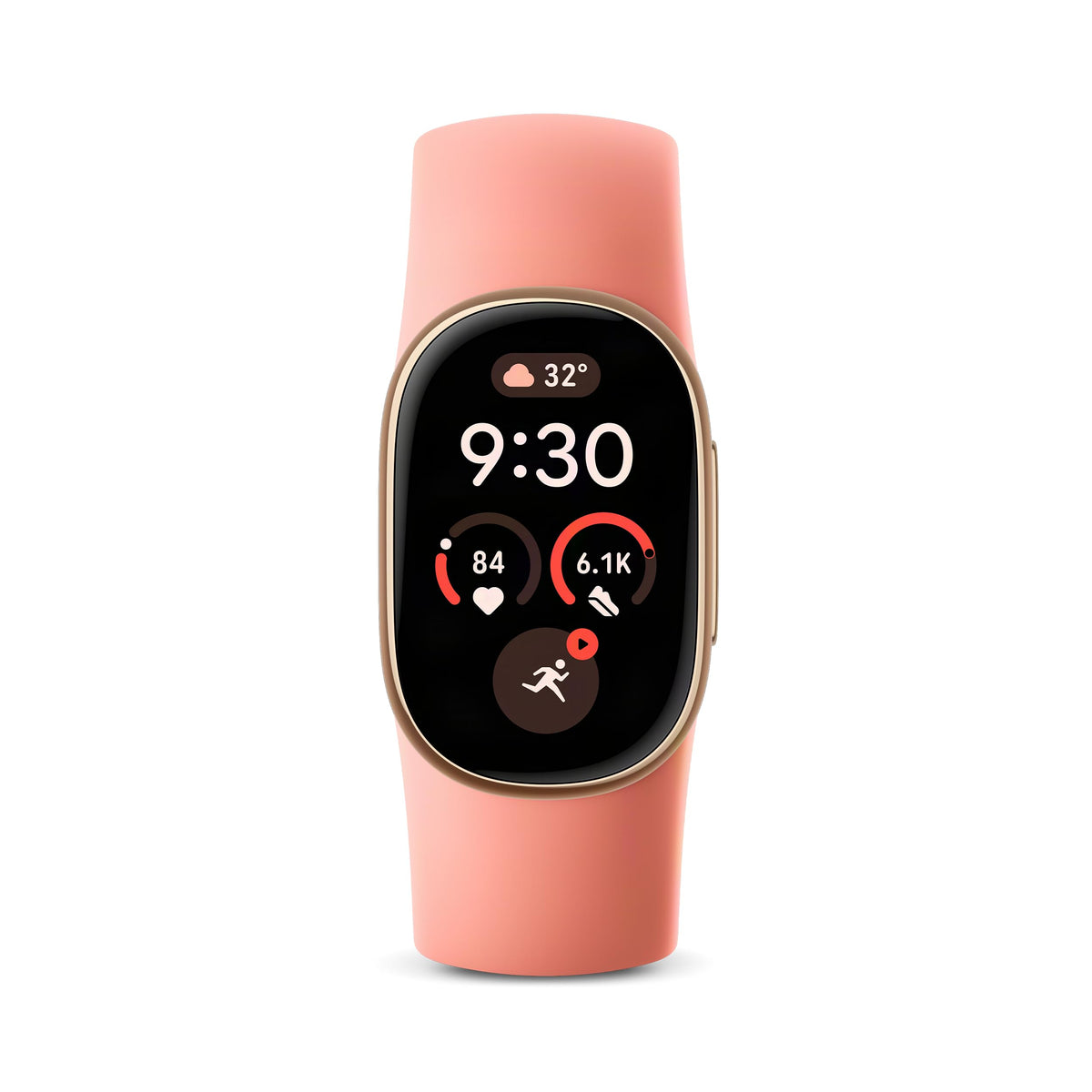 Google Fitbit Edge Carcasă în Champagne Gold/Brățară sport în Canyon - GA11586-EU