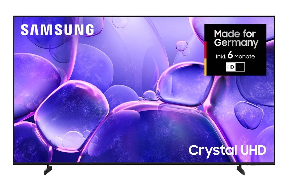 Samsung Crystal UHD U8079F 4K 65 inch (163 cm) LED TV, Crystal Processor 4K, MetalStream Design, SmartThings, AI Upscaling, Gaming Hub, Knox Security, Free Content, Smart TV - GU65U8079FU