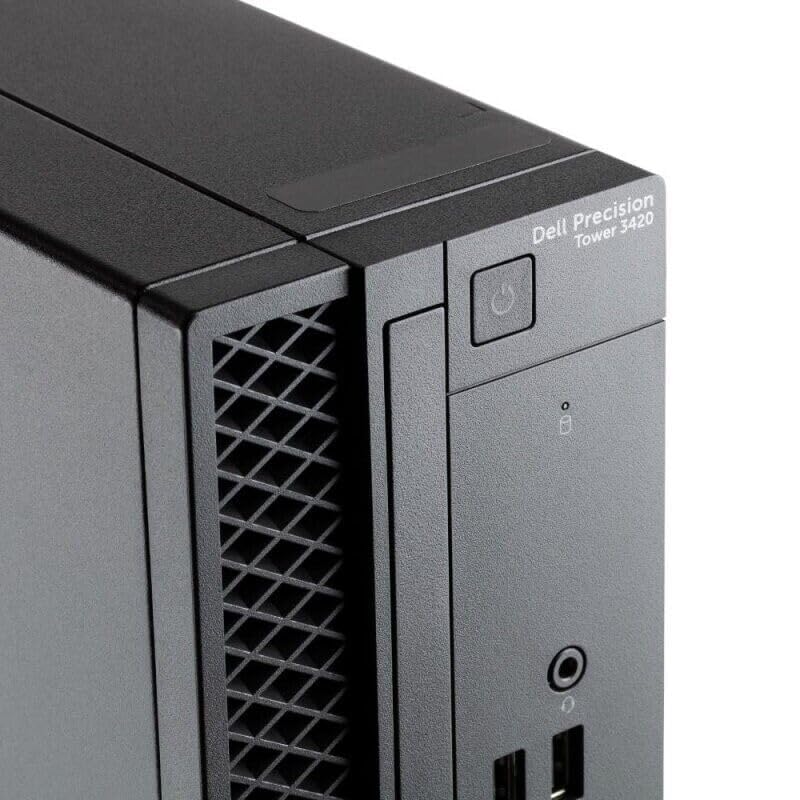 Dell Precision Tower 3420 SFF Desktop PC, Intel Core i7-6700, 8 GB RAM, 256 GB SSD, WiFi, Bluetooth, US Layout, Windows 11 Pro (Refurbished)