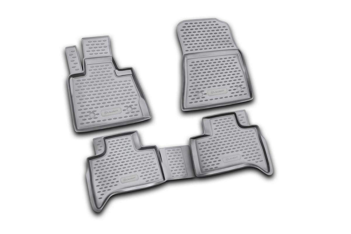 Element 3D rubber floor mats suitable for BMW X5 | Mk1 I (E53) | 1999-2006 | 100% custom-fit all-weather floor mats made of TPE, high edge, waterproof, non-slip, odorless