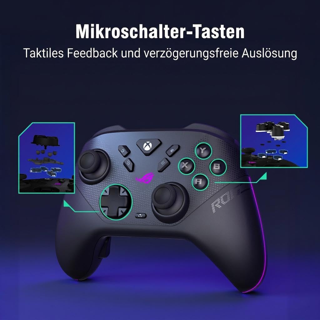 ASUS ROG Raikiri II Xbox Wireless Gaming Controller - 90GC0230-BGP000