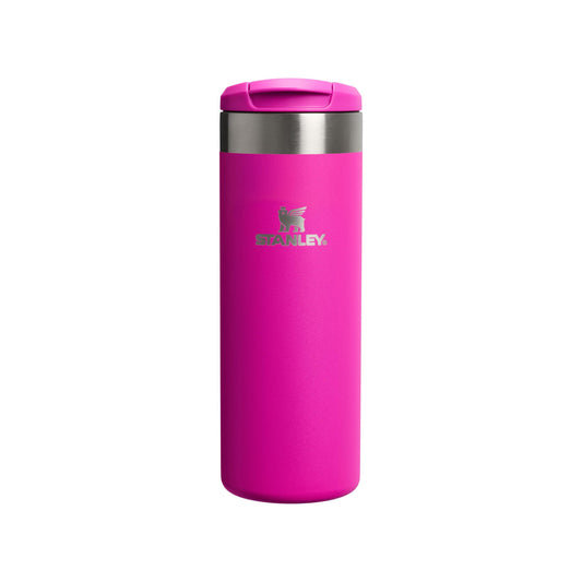 Stanley 1913 Aerolight Transit Thermo Mug 0.47L - Keeps Hot for 6 Hours - Dishwasher Safe - Coffee Mug To Go Leak-Proof - Compatible with Common Car Drink Holders - Violet Blossom - 100000112422