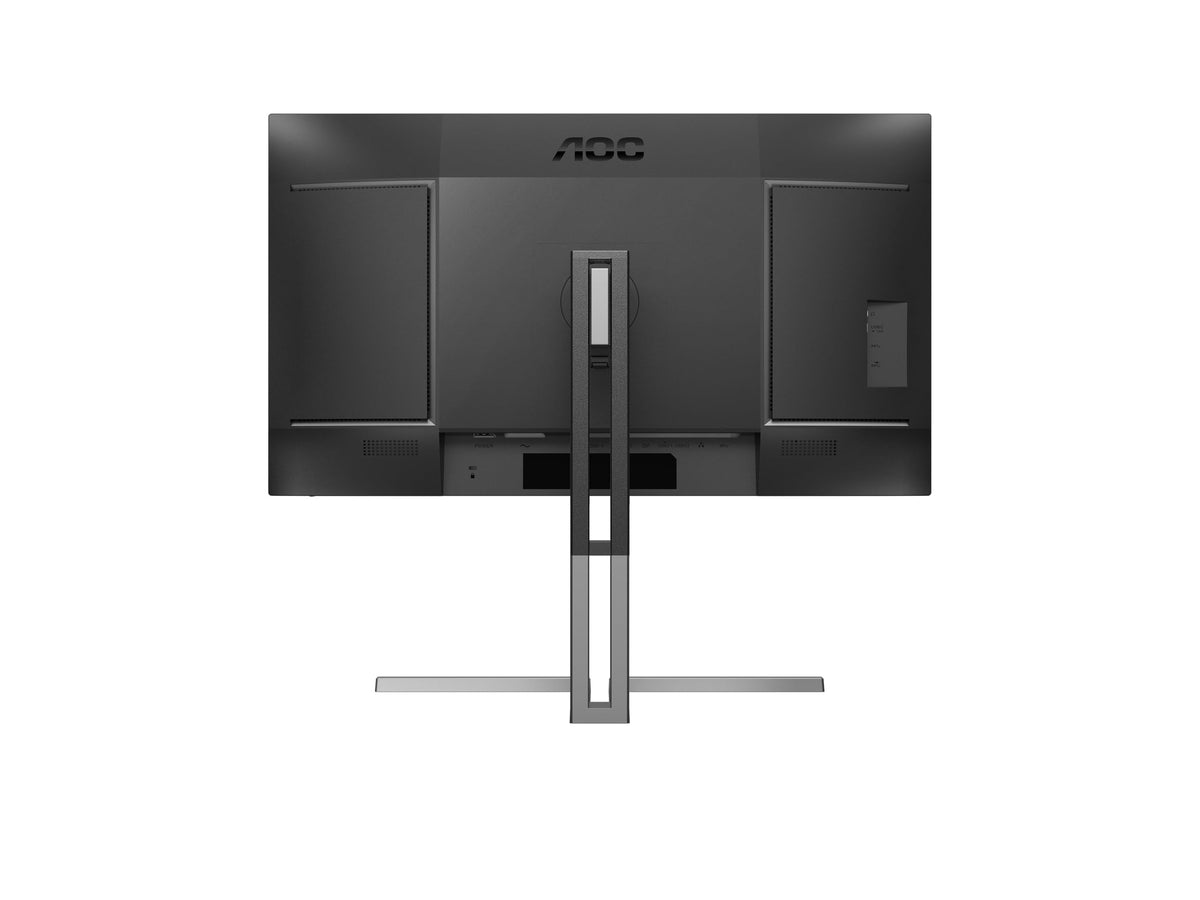 AOC U27U3CV Monitor UHD de 27 inch cu Hub USB, 60Hz, panou Nano IPS, 4ms GtG, VESA HDR400, ajustare pe înălțime, difuzoare, (3840x2160 HDMI 2X 2.0 DP 1x 1.4) Negru/Silver