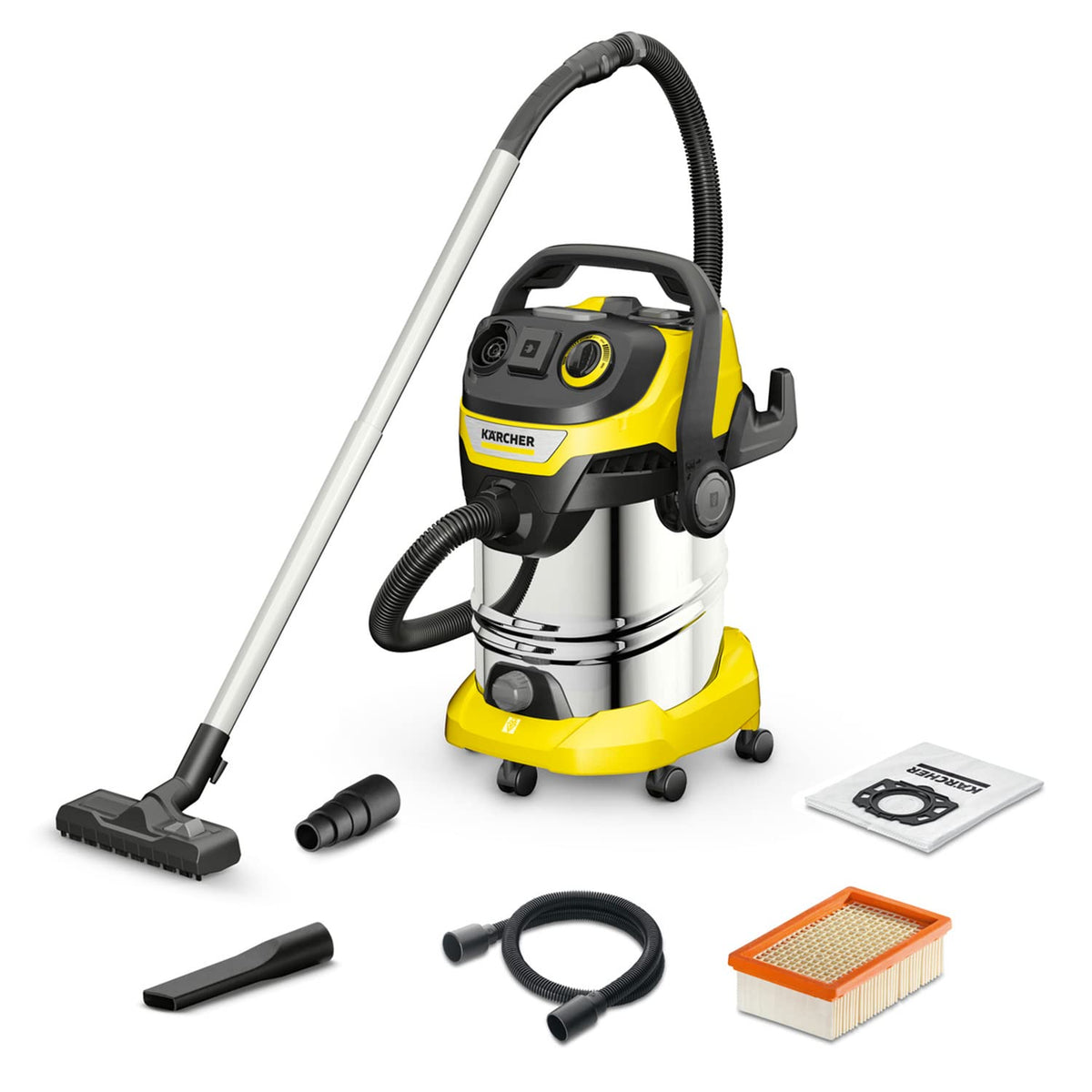 KÄRCHER Wet/Dry Vacuum WD 6 P S V-30/8/35/T, for maximum reach - 1.628-381.0