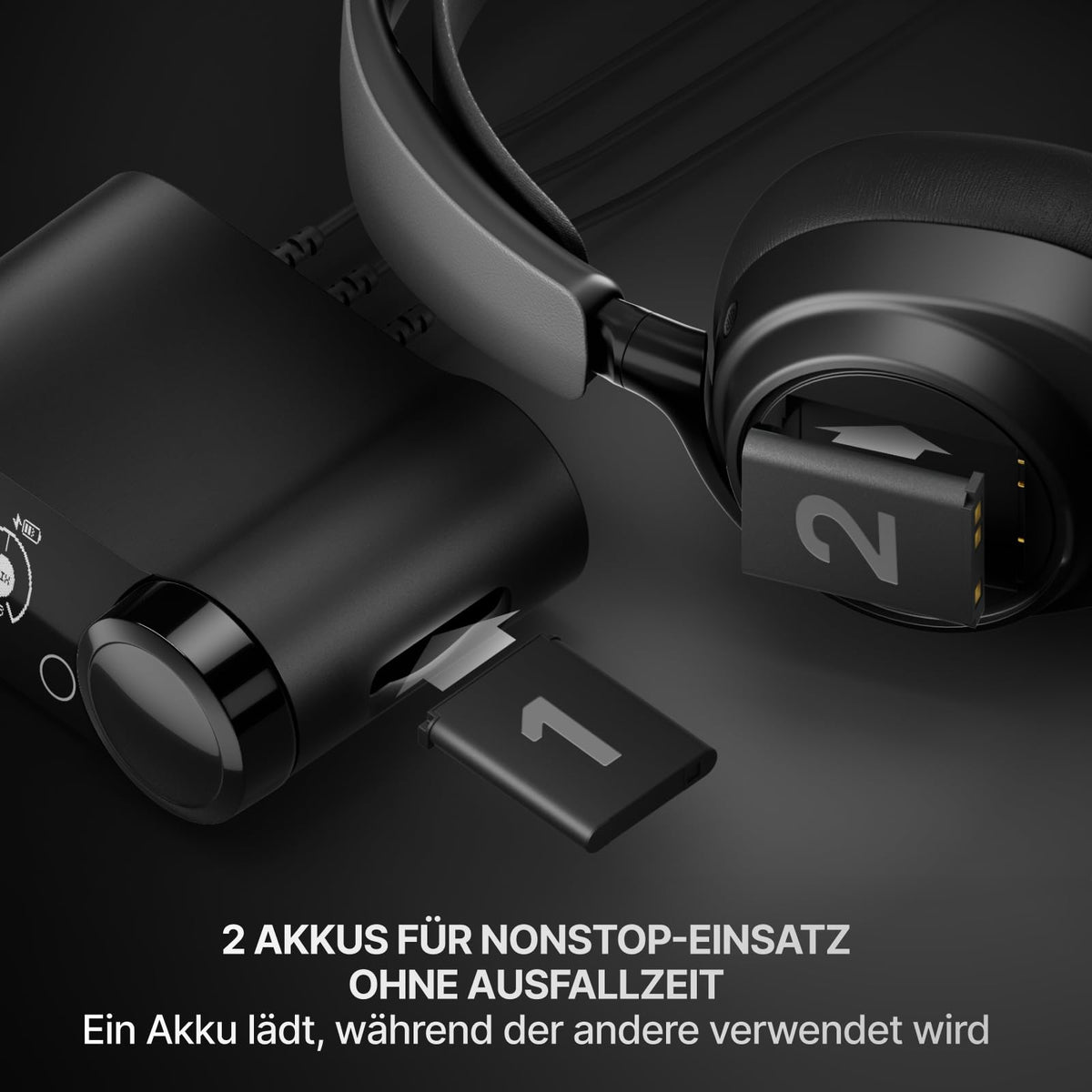 SteelSeries Arctis Nova Elite - Hi-Res Wireless Gaming Headset – 96 kHz/24 Bit – Carbon Fiber – ANC – AI Noise Cancellation – App – 2.4 GHz + BT – Multi-Source Mix – OmniPlay PC+PS+Xbox - Black - 61661