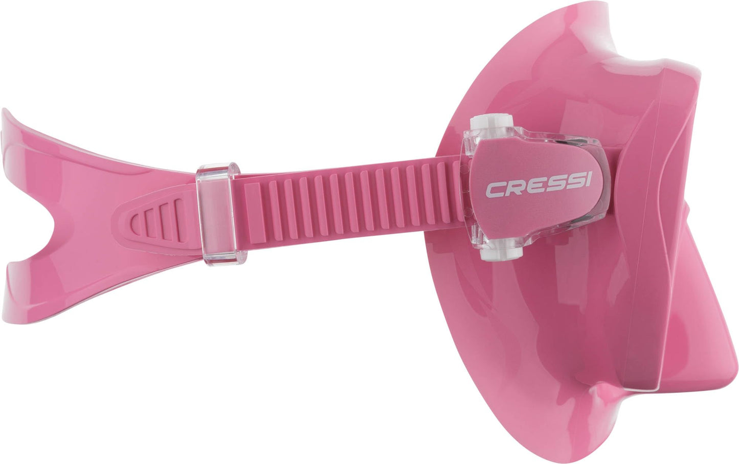 Cressi Frameless Diving Mask F1 - Fog-free Glass Lens, Diving Goggles - Ergonomic Silicone Rim, Snorkel Mask - Dry Snorkel & Snorkel Set - Pink - Mask - ZDN284000