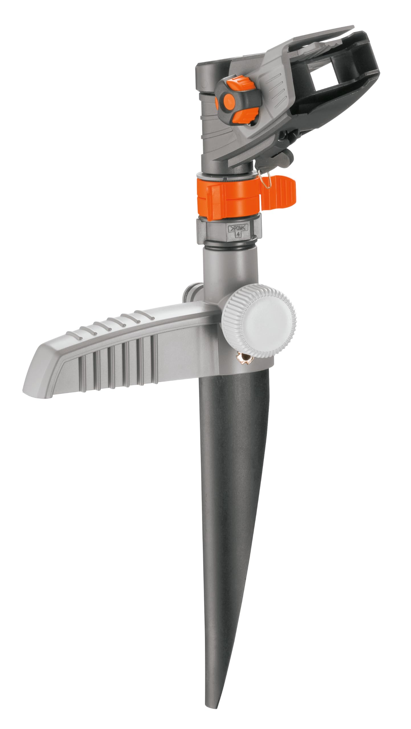 Gardena Comfort pulse, circle and sector sprinkler (on spike): large area sprinkler for irrigating larger areas from 75 to 490 m², infinitely variable range adjustment up to 12.5 m (8141-20) - 08141-20