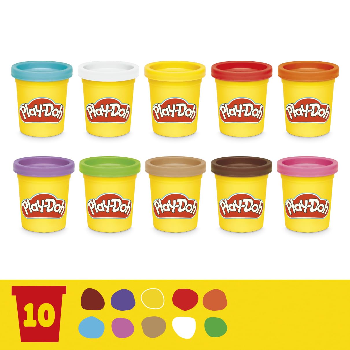 Play-Doh barbecue party toy, barbecue station with shapes, accessories and 6 cans of dough for crafts, grilling and cooking, kitchen toys, craft set and exciting for ages 3 and up - G0500