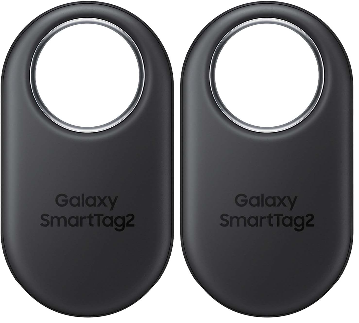 Samsung Galaxy SmartTag2 Bluetooth Tracker, Compass View, Nearby Search, Up to 500 Days Lifetime, Waterproof, Black (Pack of 2) - EI-T5600BBEGEU
