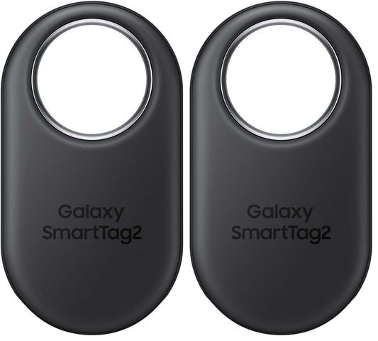 Samsung Galaxy SmartTag2 Bluetooth Tracker, Compass View, Nearby Search, Up to 500 Days Lifetime, Waterproof, Black (Pack of 2) - EI-T5600BBEGEU