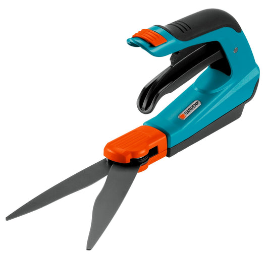 Gardena Comfort Grass Shears, rotatable: The ideal garden shears for precise lawn edge cutting, suitable for both right and left-handed users, with an ergonomic handle design for easier cutting (8735-20) - 08735-20