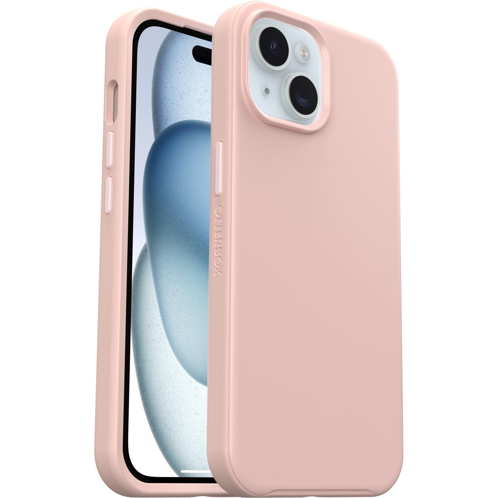 OtterBox Symmetry MagSafe Case for iPhone 17e, 16e, 15, 14, 13, Shockproof Drop Proof Protective Case, 3X Military Grade Tested, Rose - 77-92945