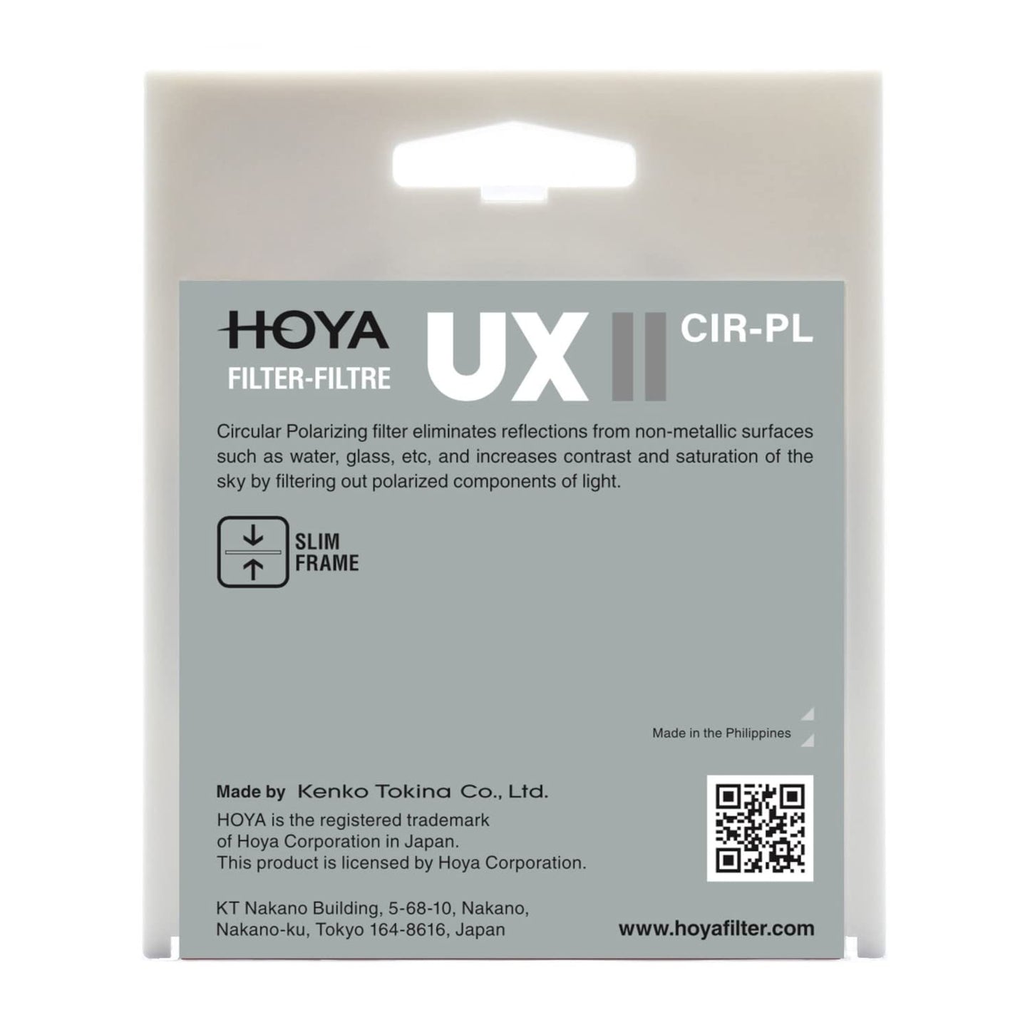 Filter Hoya UX II CIR-PL 58mm - YYP4258