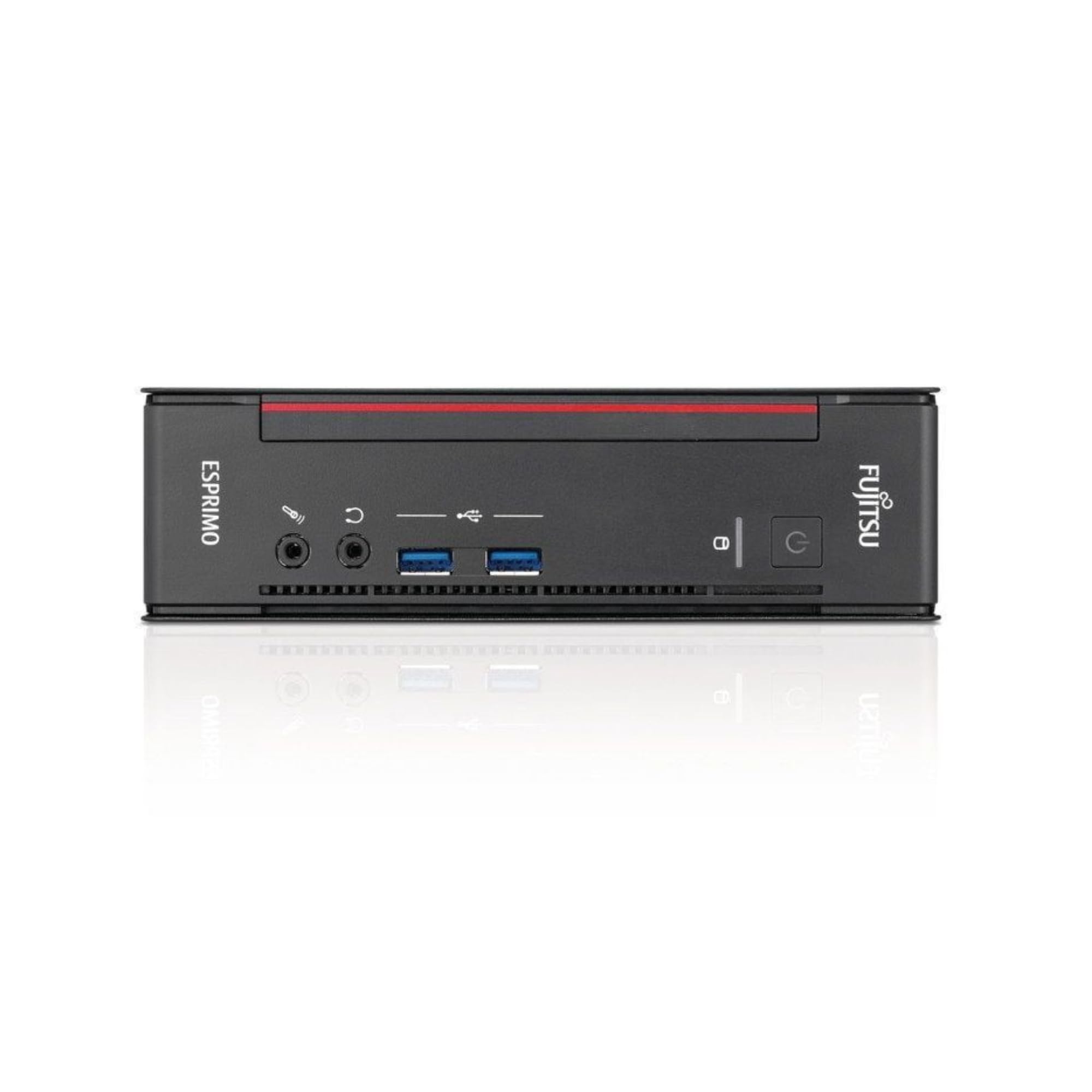 Fujitsu Q558 - Mini PC Desktop PC - Intel i5-8400T 6 Core 1.7 GHz - RAM 8 GB DDR4 SSD 256 GB, DVI + DP - Win 11 ready for use with WLAN stick (refurbished)