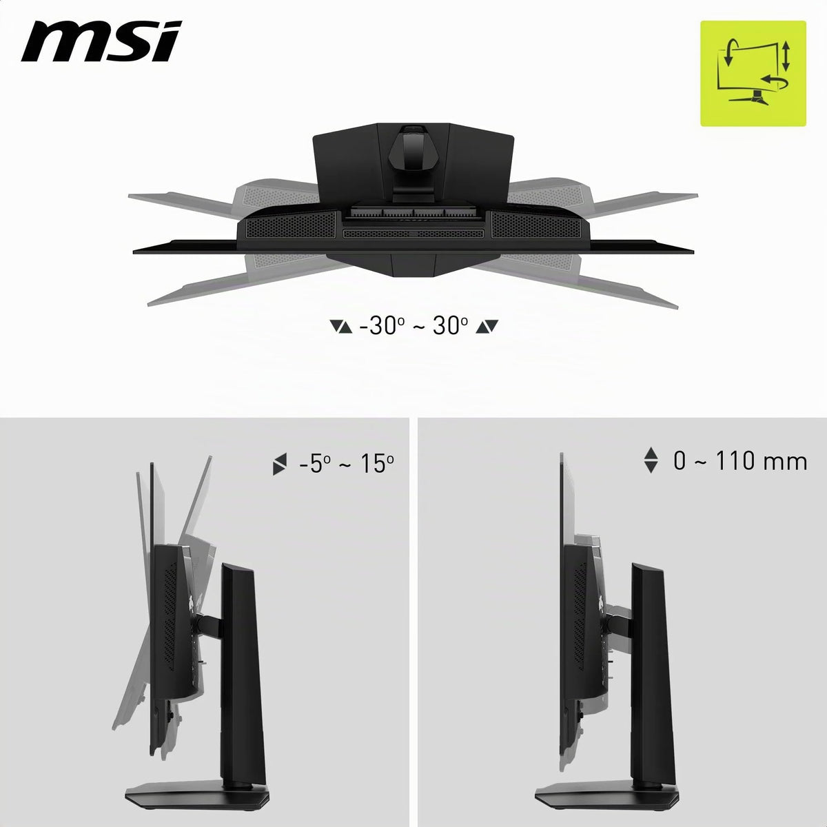 MSI MAG 322UPA QD-OLED E16 – Monitor de gaming de 32" 4K-QD-OLED cu 165 Hz, 0,03 ms, DisplayHDR True Black 400, precum și compatibilitate FreeSync Premium și G-SYNC. - 4711377389563