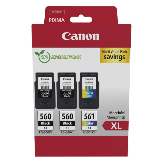 Canon PG-560XL + CL-561XL FINE Original Printer Cartridges Multipack XL - 3712C009AA