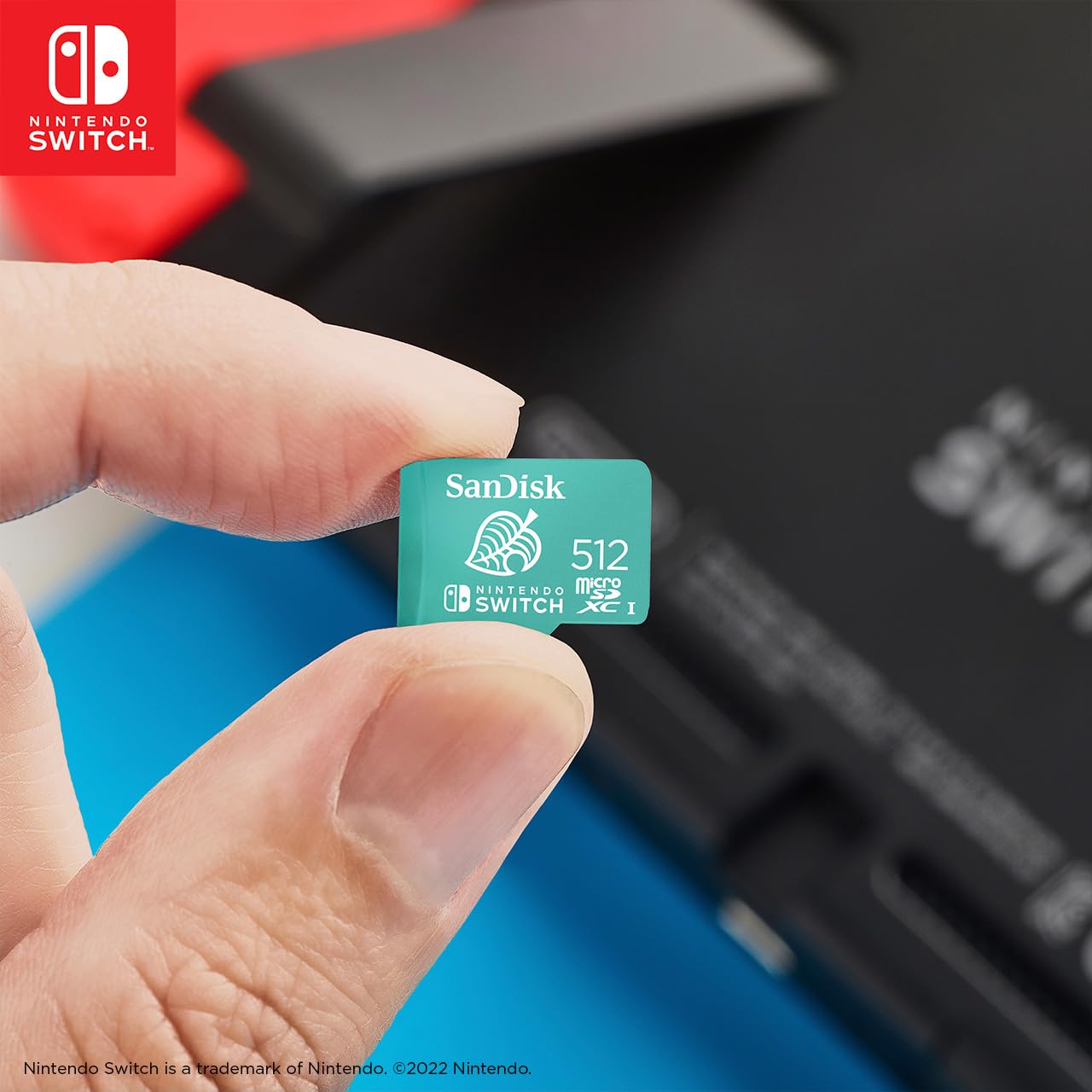 SanDisk microSDXC UHS-I Memory Card for Nintendo Switch - SDSQXAO-512G-GNCZN