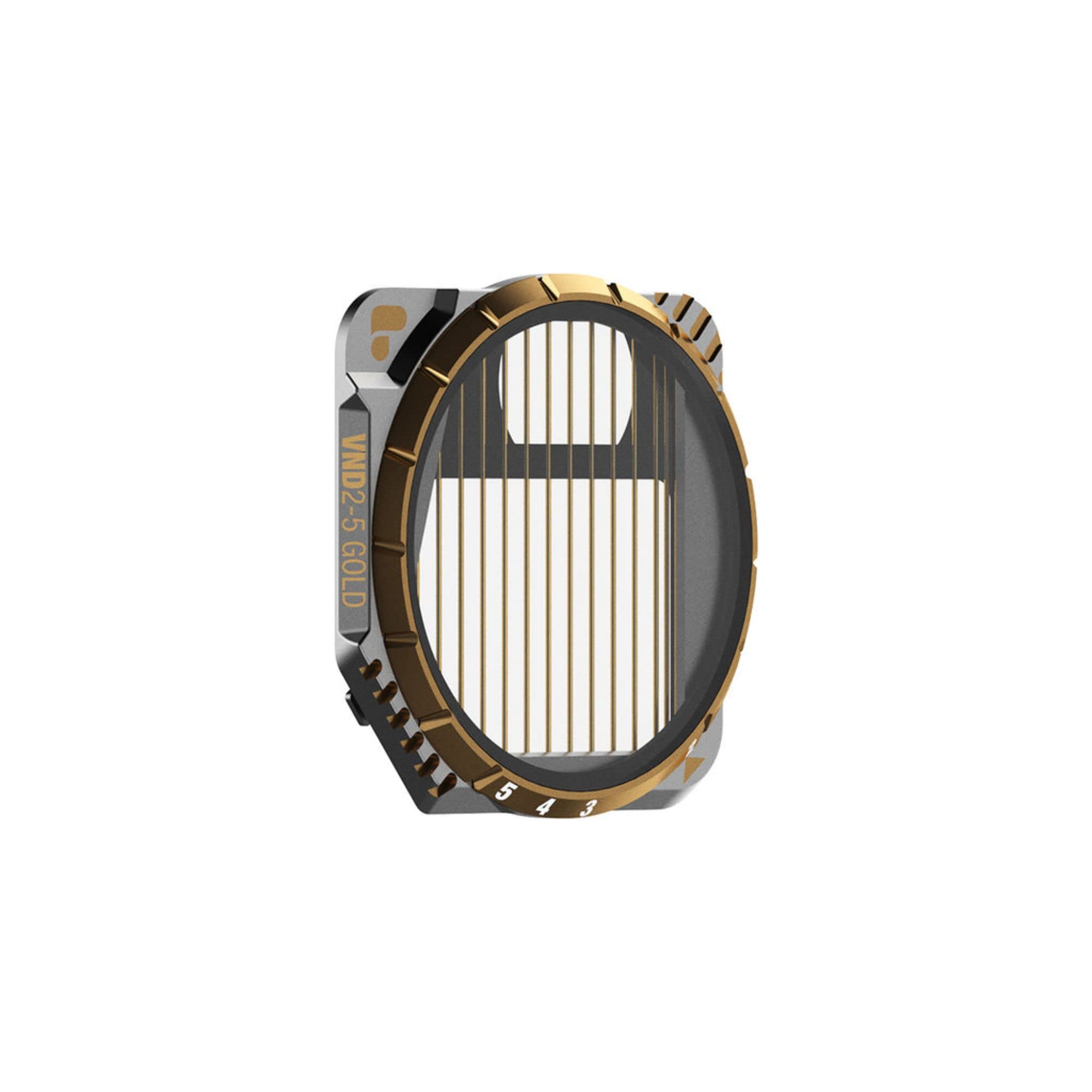 PolarPro - DJI Mavic 3 - Goldmorphic - VND 2-5 - FX filter - strip filter - anamorphic grazing light effect - AirFrame 4.0 - creative filters for the Mavic 3 and Mavic 3 Cine - MVC3-GLD-MORPH-VND