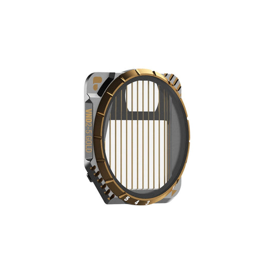 PolarPro - DJI Mavic 3 - Goldmorphic - VND 2-5 - FX filter - strip filter - anamorphic grazing light effect - AirFrame 4.0 - creative filters for the Mavic 3 and Mavic 3 Cine - MVC3-GLD-MORPH-VND