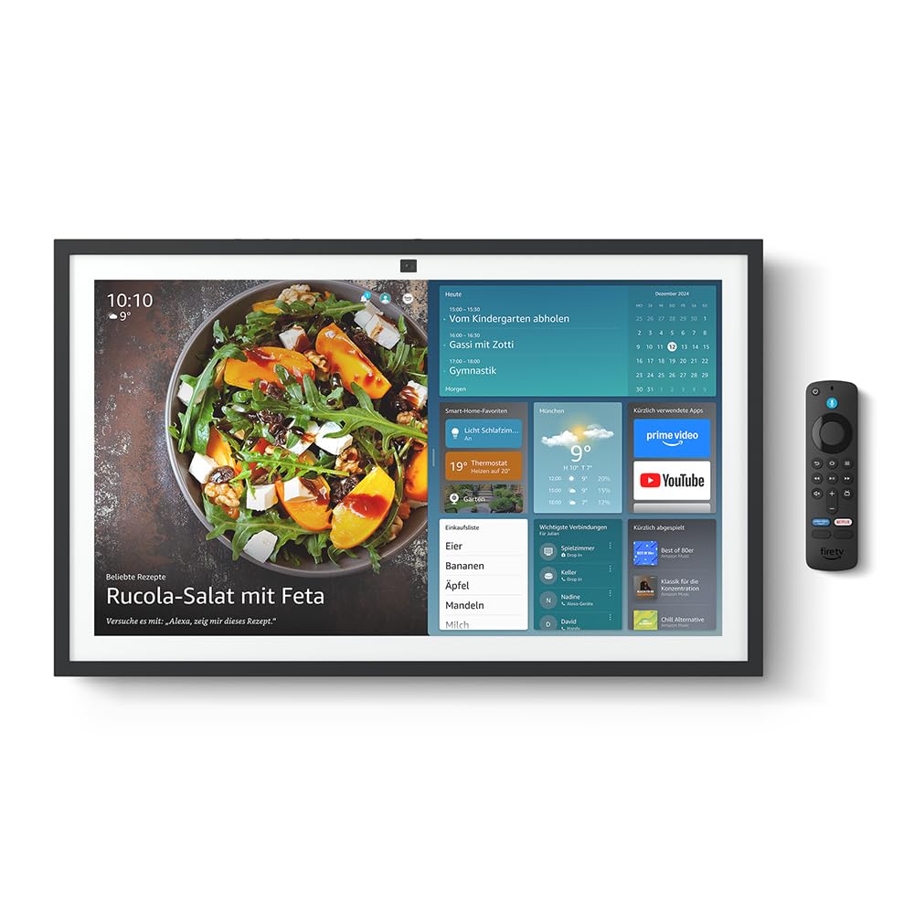 Certified and refurbished Amazon Echo Show 21 (latest generation) | Stunning 21-inch smart display with built-in Fire TV, powerful sound, immersive HD streaming and Alexa - SY7323