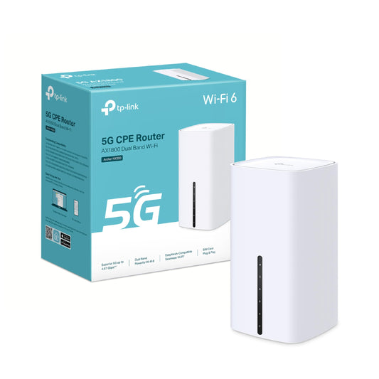 TP-Link Archer NX200 LTE WiFi router, 5G router SIM card, AX1800 dual-band WiFi 6, 3 x Gigabit ports, MU-MIMO, web and APP management, plug and play