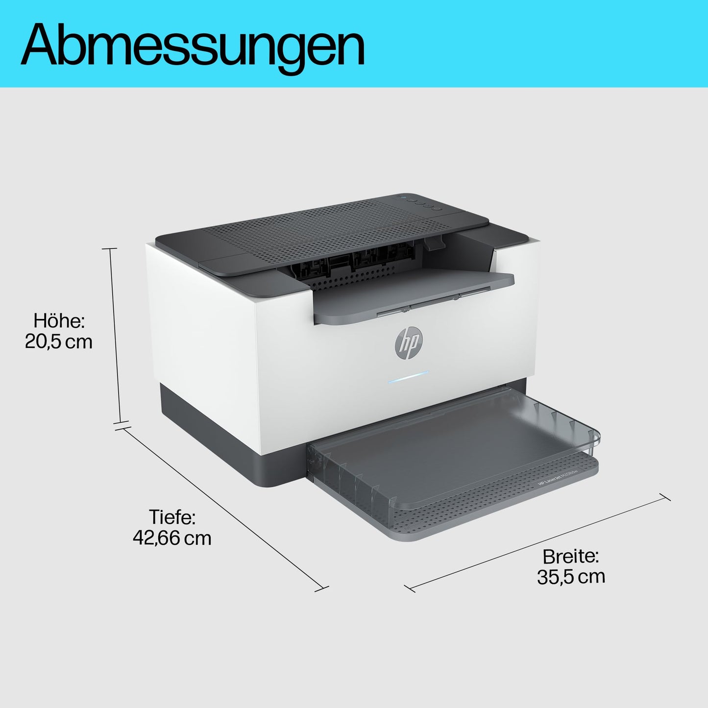 HP LaserJet M209dw laser printer black and white, double-sided printing, dual-band Wi-Fi, USB, smart app, LED control panel - 6GW62F