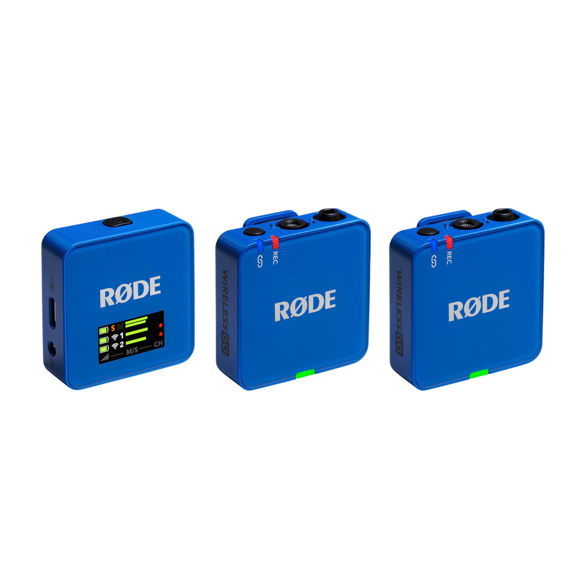 RØDE Wireless GO (Gen 3) – Compact wireless microphone – Crystal clear sound, 32-bit float recording, automatic level control, for phones, cameras, and computers (Cobalt Blue) - WIGOGEN3COB