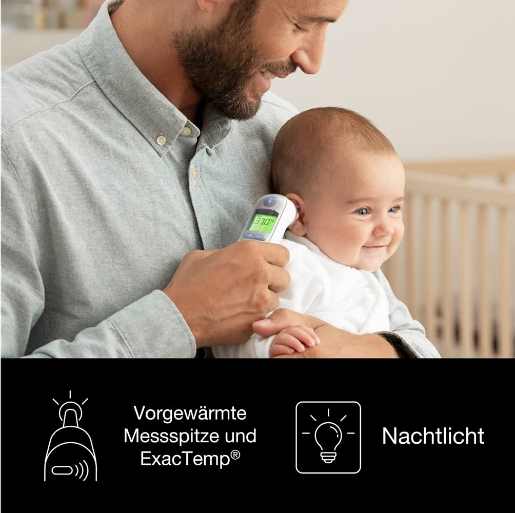 Braun ThermoScan 7 Ear Thermometer BRAIRT6520 | Age Precision Technology | Color-Coded Digital Display | Baby and Toddler Friendly | The #1 Brand Among Doctors(1)