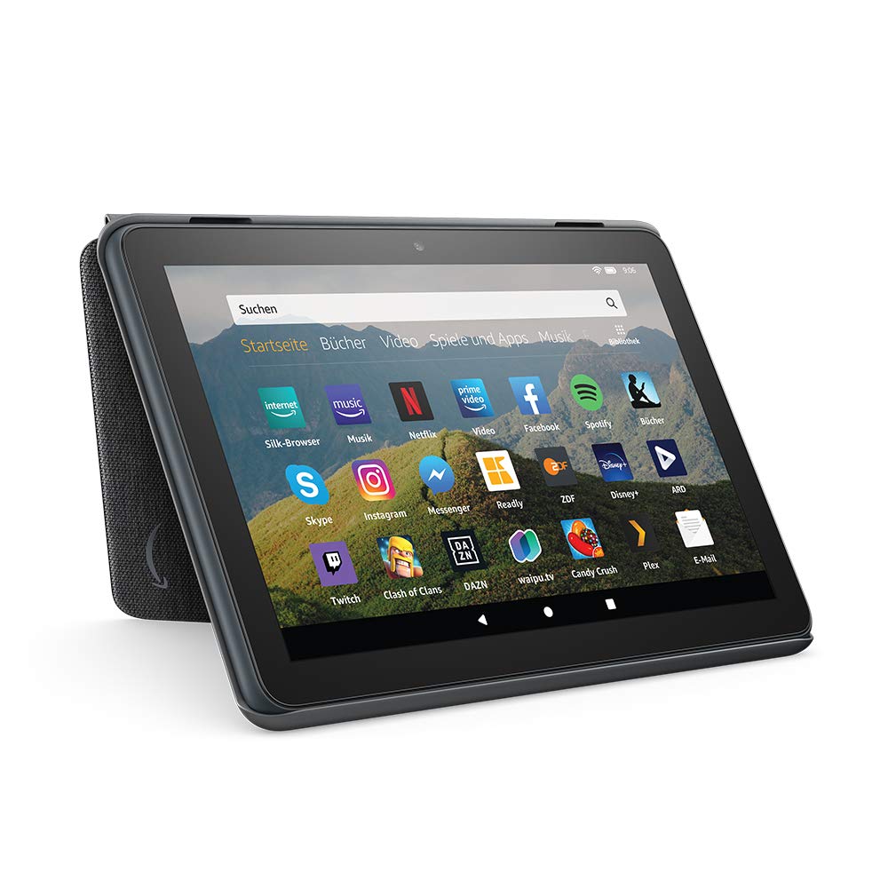 Case for Fire HD 8 tablet | Compatible with 10th Generation (2020), Carbon Black - 53-023581
