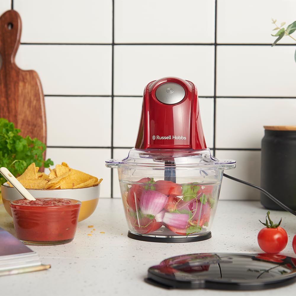 Russell Hobbs Desire Mini Chopper, Glass Container, 500 ml, 350 Watt - 27132-56