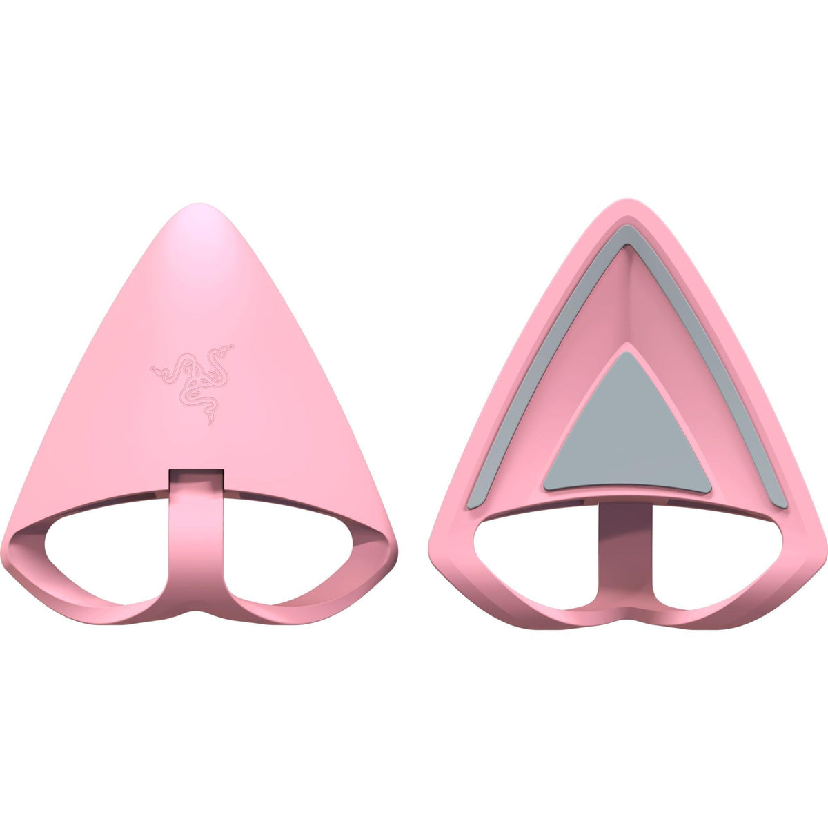 Razer Kitty Ears V2 - Urechele universale clip-on pentru headsets (urechele clip-on, versatile, benzi ajustabile, 26g din silicon premium) Quartz - RC21-02230200-R3M1