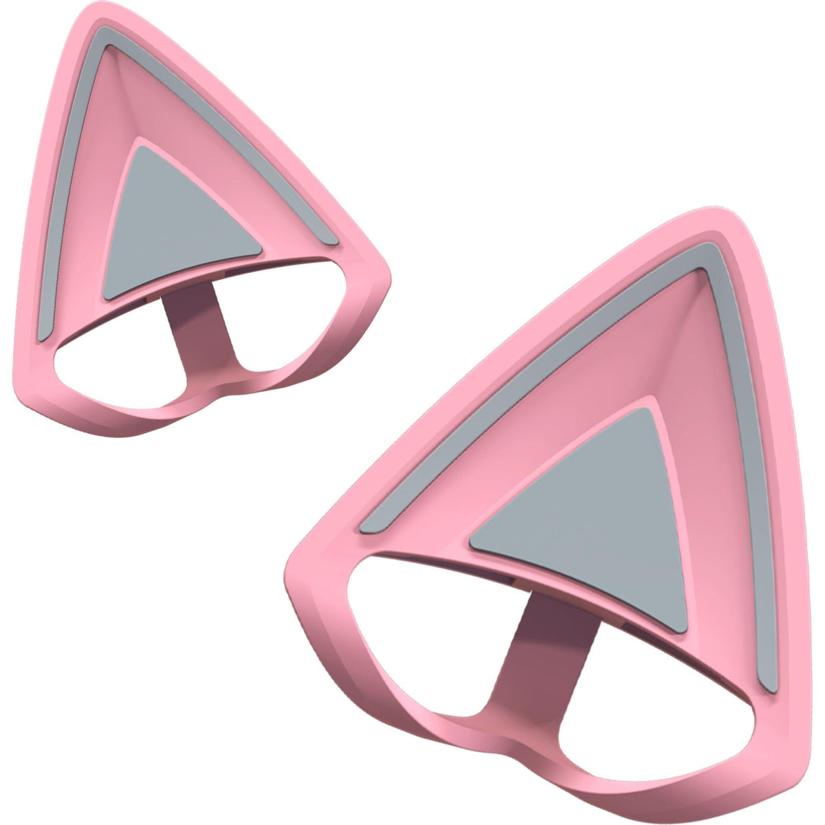 Razer Kitty Ears V2 - Urechele universale clip-on pentru headsets (urechele clip-on, versatile, benzi ajustabile, 26g din silicon premium) Quartz - RC21-02230200-R3M1