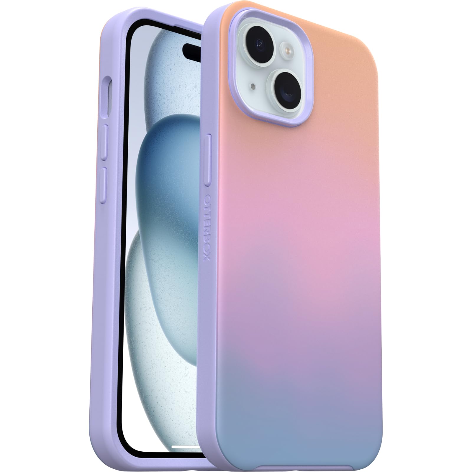 OtterBox Symmetry MagSafe Case for iPhone 17e 16e 15 14 13 Shockproof Drop Proof Protective Case 3X Military Grade Tested Ombre - 77-93399