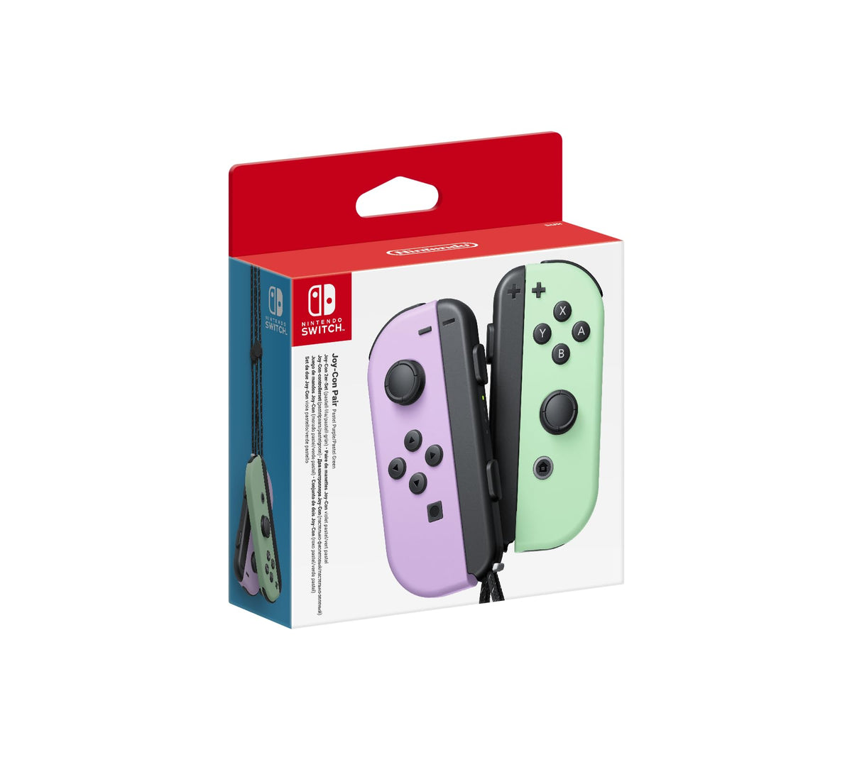 Set de 2 Joy-Con Nintendo Switch Pastel-Violet/Pastel-Verde - 38JC0152
