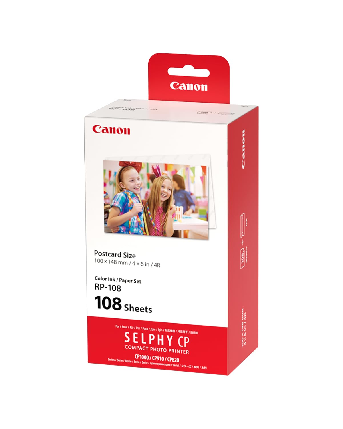 Canon SELPHY RP-108 Ink and Paper Set (RP-108)