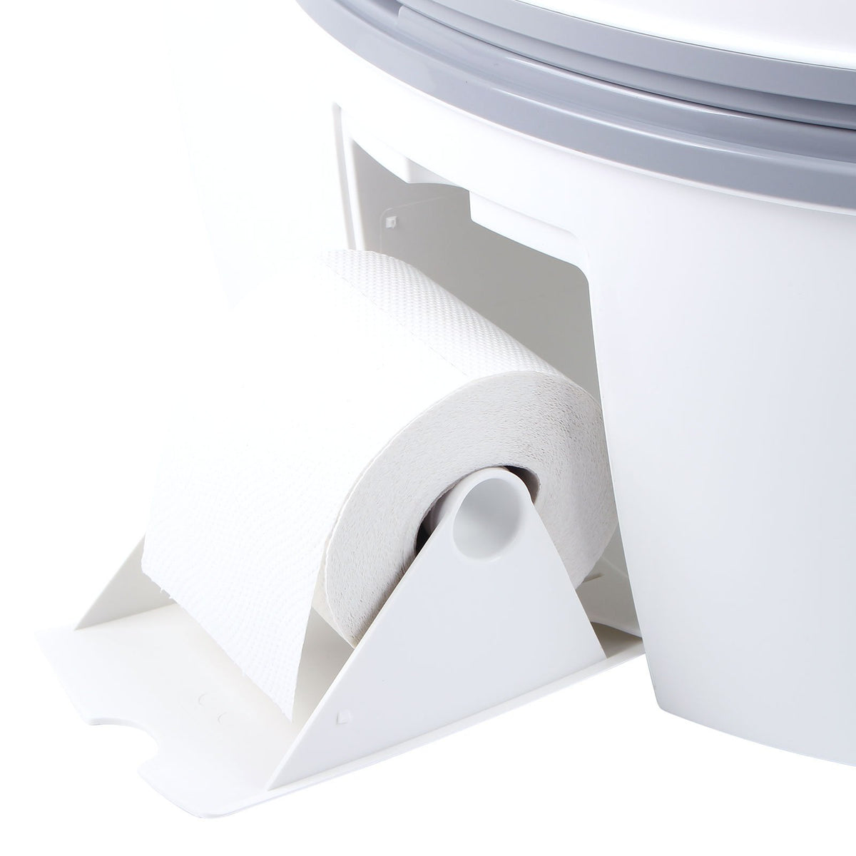 Thetford 92820 Porta Potti 565P Toaletă portabilă Qube, Alb-Gri, 448 x 388 x 450 mm