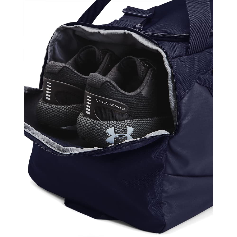 Ua Unisex Ua Undeniable 5.0 Duffle Md Midnight Navy / Midnight Navy / Metallic Silver Osfm - 1369223
