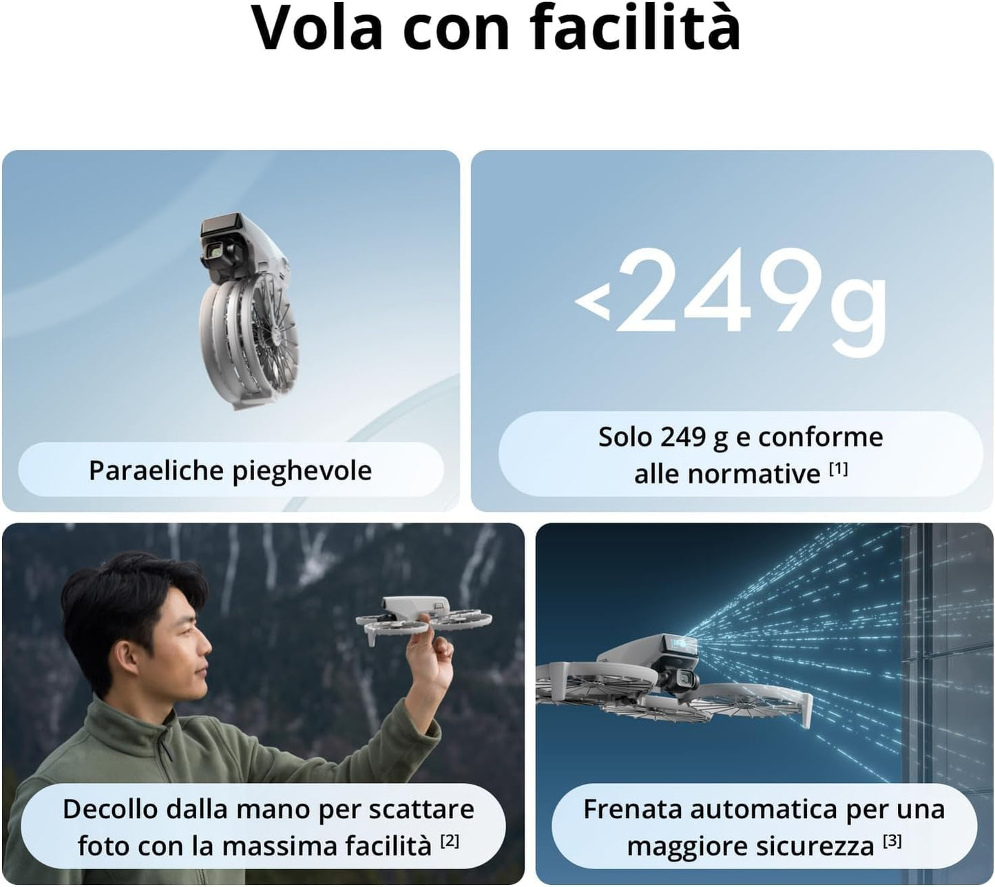 DJI Flip Fly More Combo (RC 2 remote control with screen) - mini drone with camera 4K, hand start, automatic return, intelligent flight, follow-me, 13 km HD transmission, 3 batteries for 93 minutes of flight time - 6941565992536