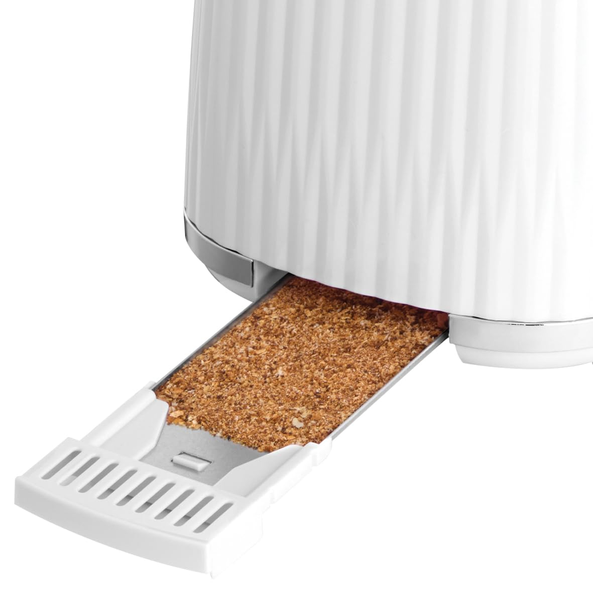 Russell Hobbs Toaster Eden White, 2-Slice, 6 Browning Levels, 27370-56
