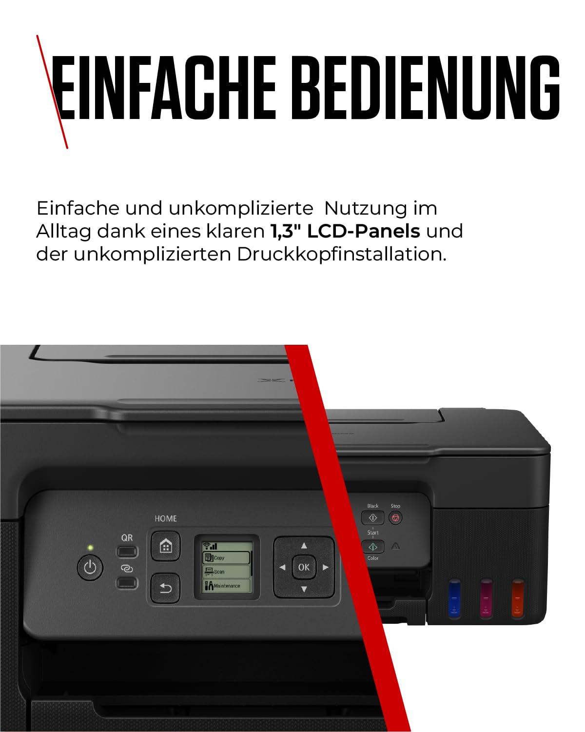 Canon PIXMA G3570 imprimantă multifuncțională cu jet de cerneală cu WLAN și rezervor de cerneală - 5805C006
