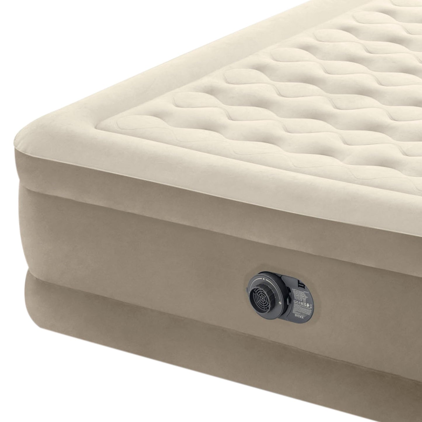 Intex Queen Ultra Plush Air Bed with Fiber-Tech RP Inflated Size: 152cm x 203cm x 46cm (64428ND)
