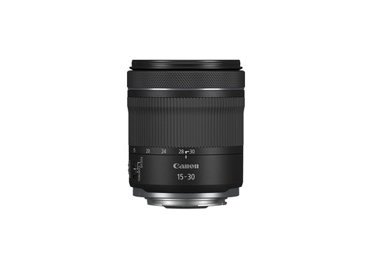 Obiectiv CANON RF 15-30mm F4.5-6.3 is STM (Zoom ultra grandangular, stabilizator de imagine optic cu 5,5 trepte, mod macro central, filet pentru filtru de 67mm, compatibil cu stabilizarea în corp cu până la 7 trepte) negru - 5775C005