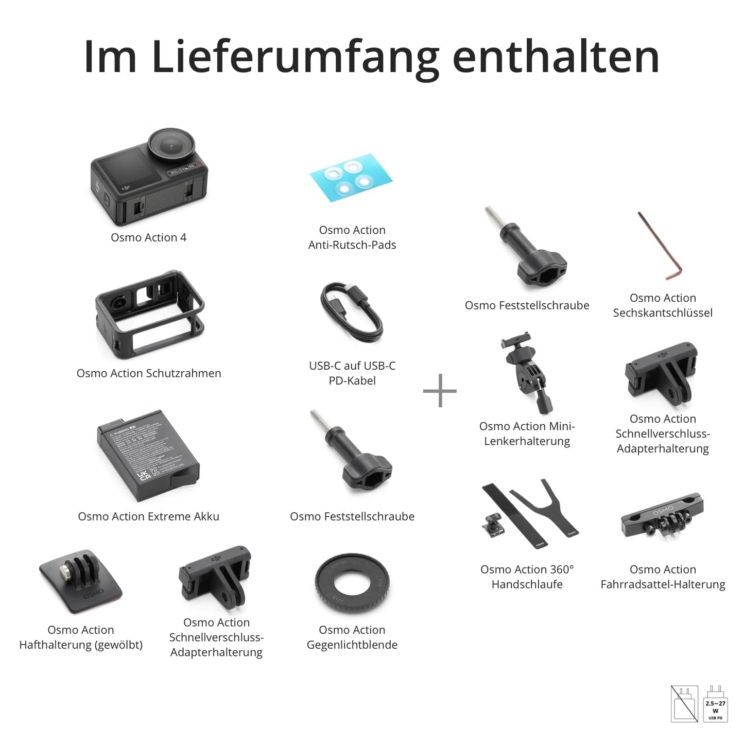 DJI Osmo Action 4 Radrennsport-Combo