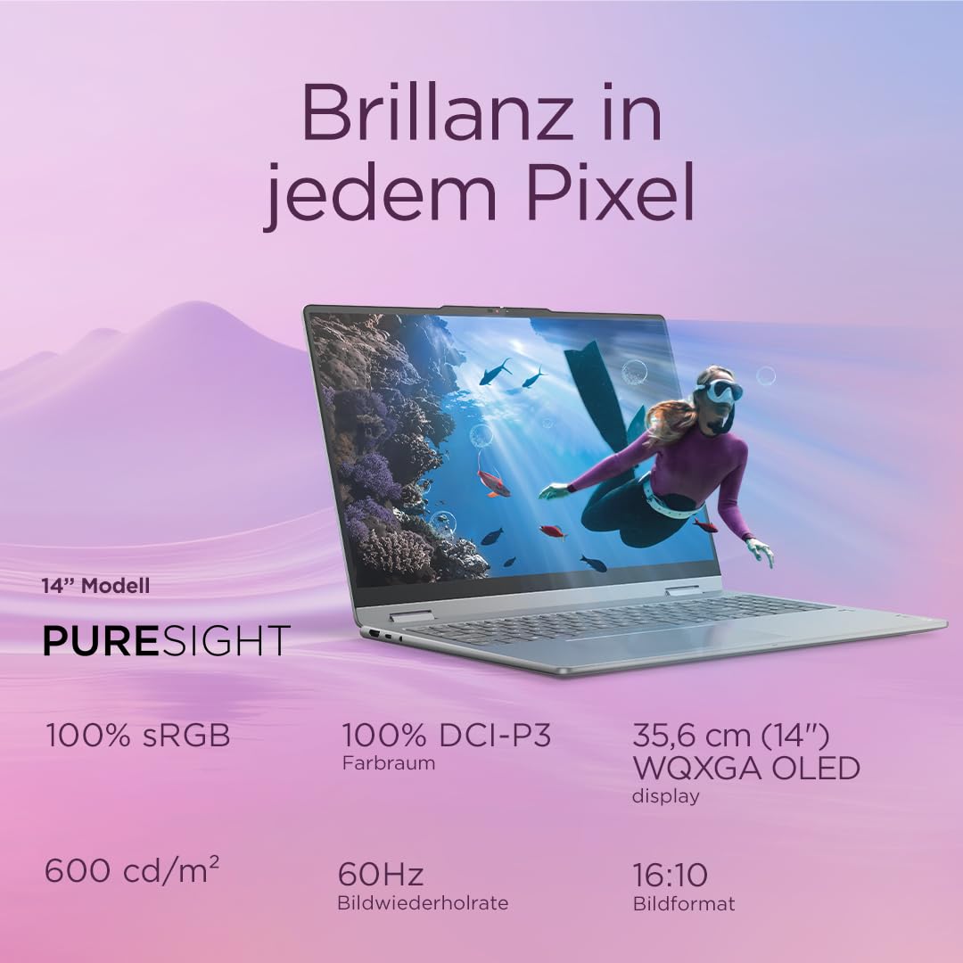 Lenovo Yoga 7 2in1 Aura Edition | Laptop | Intel Ultra 7 | 16GB | 512GB - 83JQ008YGE