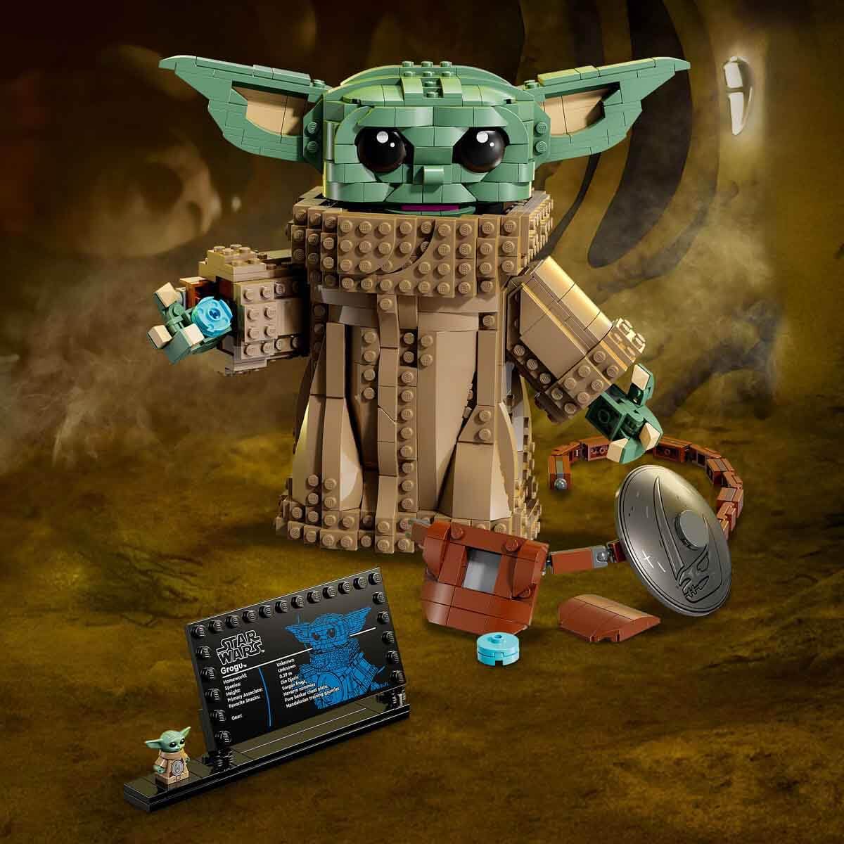 LEGO Star Wars 75446 Grogu (Apprentice of the Mandalorian) - toy figure model construction with Beskar armor as a DIY decoration - gift for boys and girls aged 10 and over as well as film fans