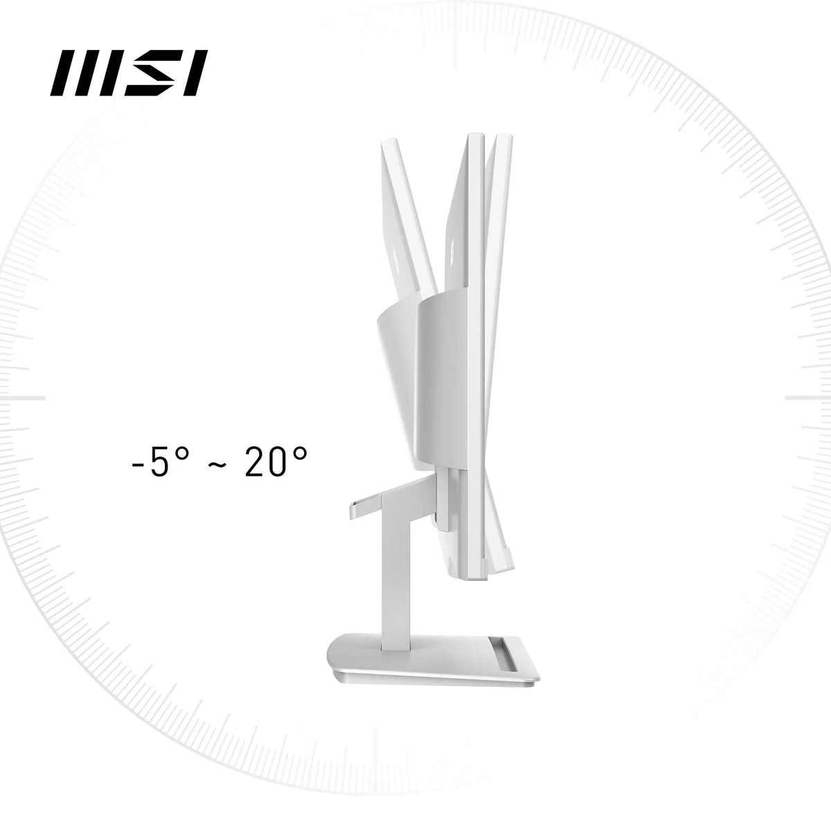 MSI PRO MP2412WDE 23,8 Zoll (60cm) Full HD (1920x1080) Monitor de afaceri, 100Hz, 1ms, Adaptive Sync, design fără ramă, HDMI - 9S6-3BA9CH-062